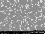Figure 10  SEM of In-Ceram, which demonstrates a high level of crystalline structure with glass filler.