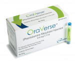 PROVEN SAFE AND EFFECTIVE OraVerse is recommended specifically for use with patients who have received local anesthetic with a vasoconstrictor and for procedures where post-procedural pain is not anticipated