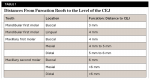 Table 1. Distances From Furcation Roofs to the Level of the CEJ