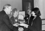 Fig 3. Dr. Cohen and Patricia Kind, who along her mother Hedwig van Ameringen established a partial endowment for ELAM.