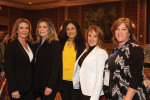 Glidewell Dental Director of Sales and DSO Strategy Christy Flesvig; MicroDental Laboratories and Modern Dental USA CEO Laura Kelly, CDT; Preat Corporation Director of Customer Success Razi Setoodeegan; Glidewell Dental Executive Vice President Stephenie Goddard; and Zahn Dental Director Digital Materials and Laboratory Equipment - Global Prosthetic Solutions Beth Collington at the Women in Dentistry Breakfast
