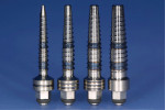 Fig 1. The tapered expander drills used in this case series had varying diameters.